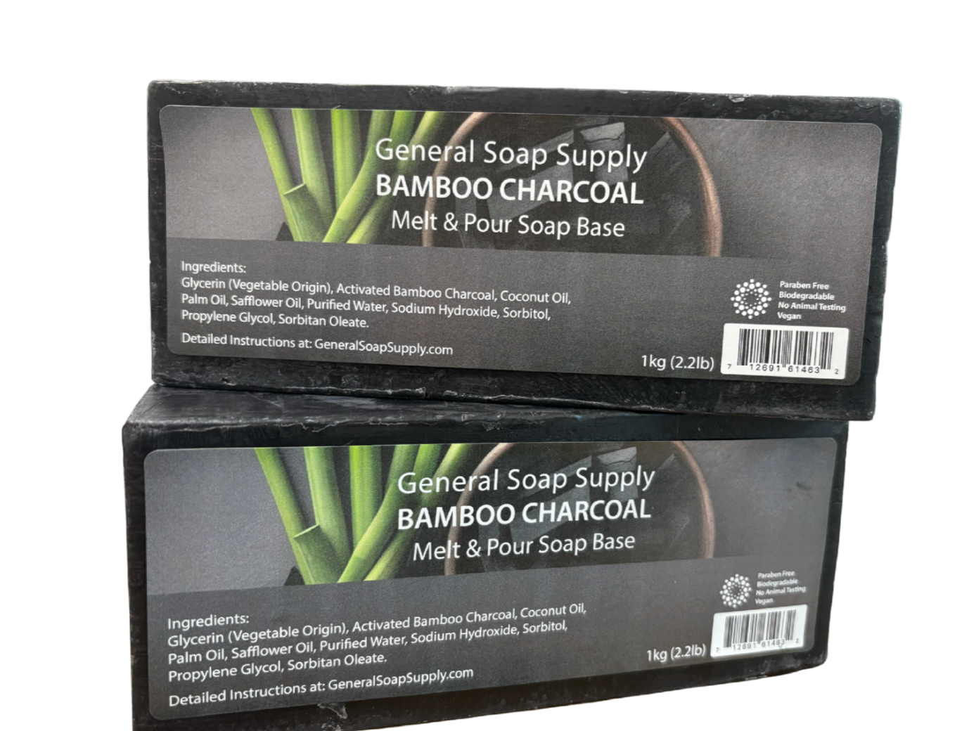 Bamboo Charcoal Melt & Pour Soap Base