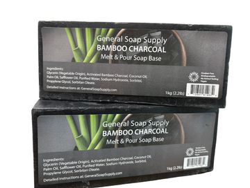 Bamboo Charcoal Melt & Pour Soap Base