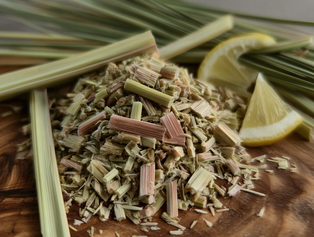 lemongrass plant , dried lemongrass, lemongrass herb