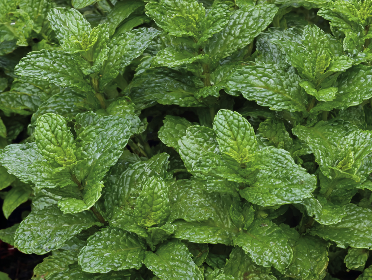 hierba buena, leaf, whole