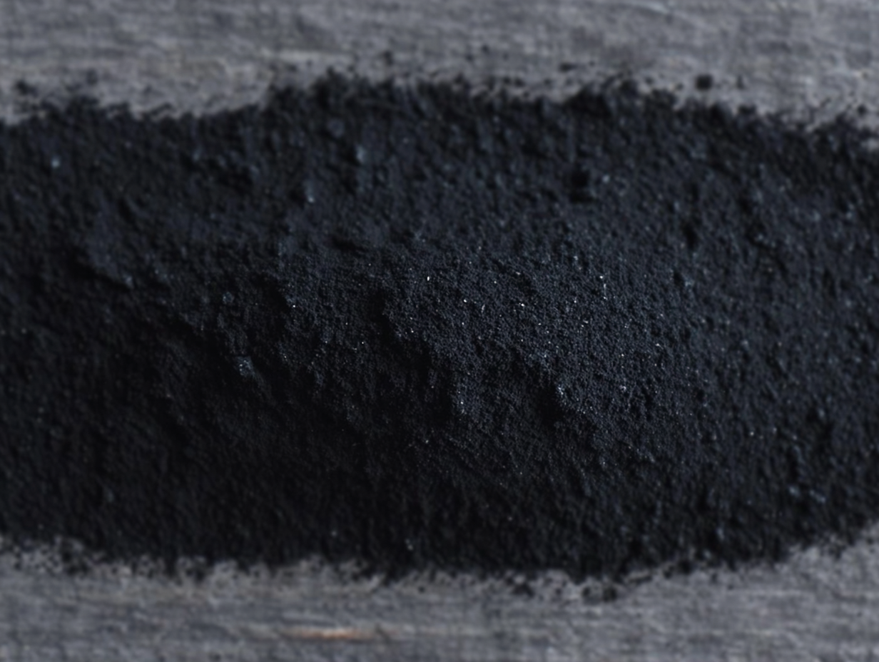 activated charcoal, charcoal, charcoal powder 