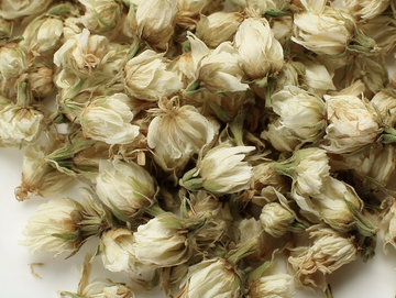 jasmine flower plant, dried jasmine flowers, jasmine flowers,tinctured to produce perfume and are added to tea blends.