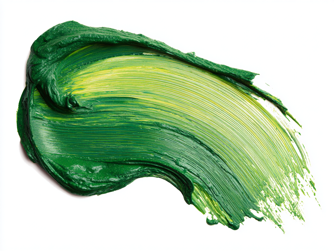 tropical green colorant, green vibrant tone