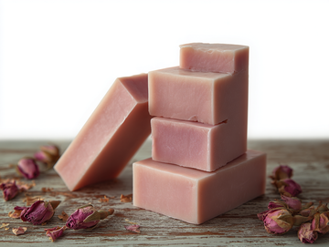 bulgarian rose artisanal soap - bulgarian rose skin care soap - bulgarian rose deodorizing soap